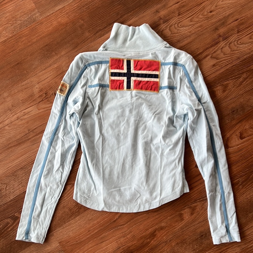Napapijri Norwegian Flag Polo Tee - Picture 6 of 12